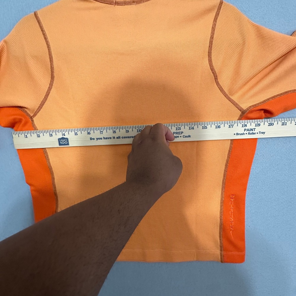 Nike ACG Dri-FIT ADV UV Base Layer Orange Slim Fit Shirt HV0581-833 Womens L - Picture 8 of 9